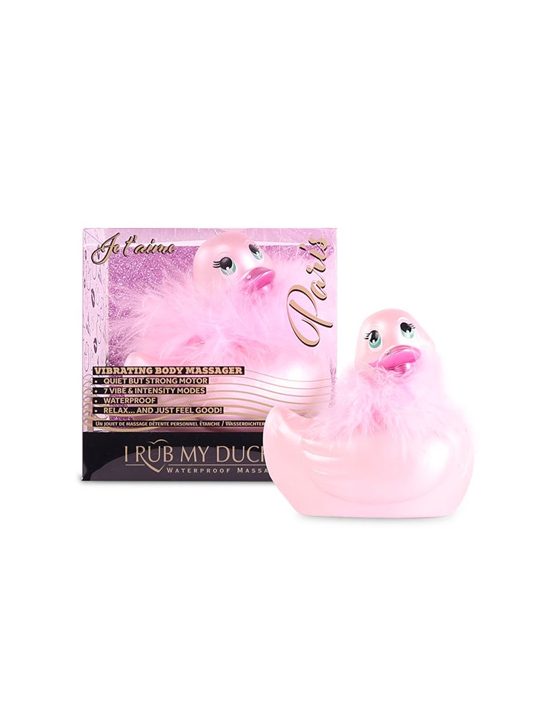 je frotte mon duckie 2.0 | canard vibrant paris (rose)_2